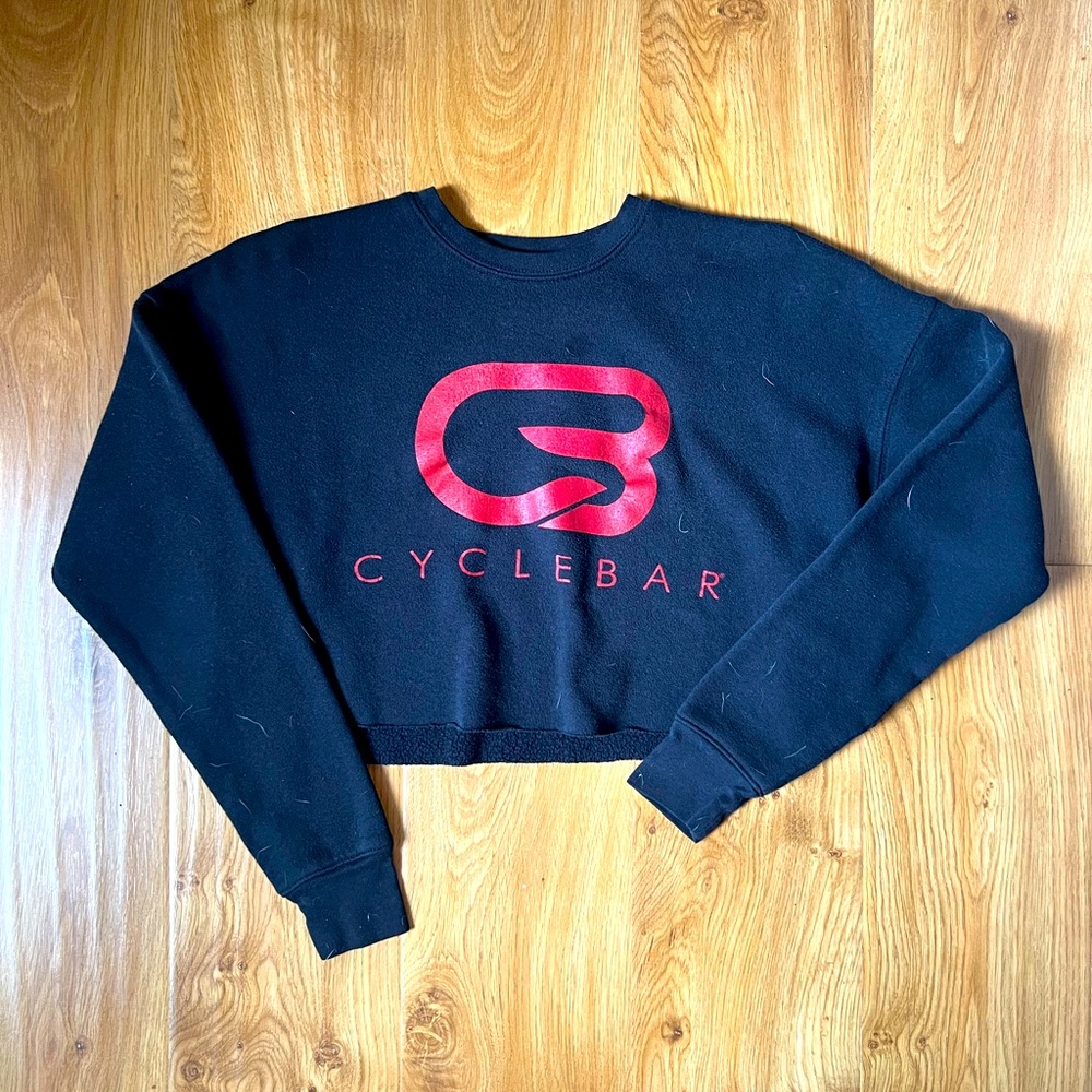 COPY - CycleBar cropped sweatshirt